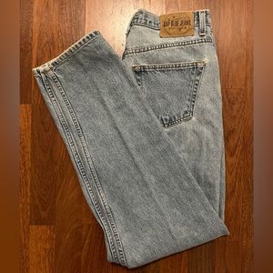 Vintage Gap Jeans Women 12 Long Blue Classic Fit High Rise Tapered Denim Pants